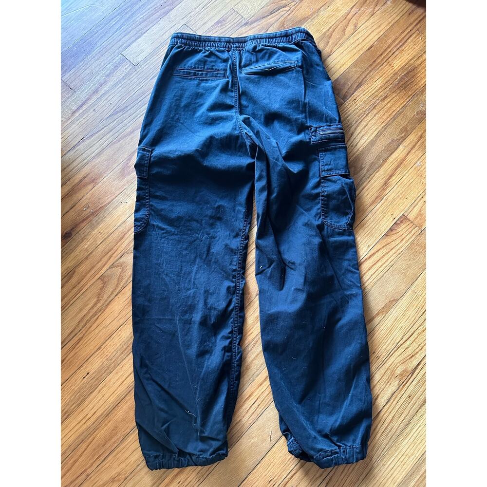 Hollister Black Cargo Parachute Joggers Baggy S Y2K Streetwear - Picture 5 of 7